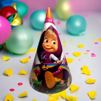 Coifuri 16 x 11 cm Masa si Ursul 10 bucati in set (2 lei coiful)