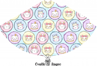 Coifuri 16 x 11 cm Pisicute 10 bucati in set (2 lei coiful)