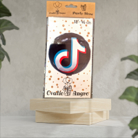 Balon folie rotund Tik Tok 18''/46 cm