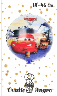 Balon folie rotund McQueen-2 18''/46 cm