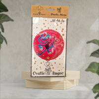 Balon folie rotund Huggy Wuggy roz 18''/46 cm