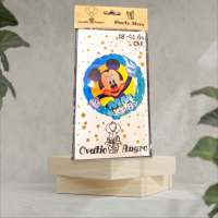 Фольгированный шар круг Мики Маус -1 18''/46 см