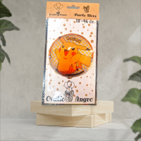 Фольгированный шар круг Пикачу 18''/46 см