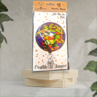 Фольгированный шар круг Черепашки Ниндзя  18''/46 см