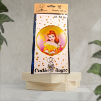 Фольгированный шар круг Принцесса Бэль 18''/46 см