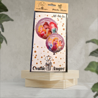 Balon folie rotund Printese 18''/46 cm