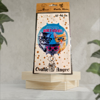 Balon folie rotund Pisicute 18''/46 cm