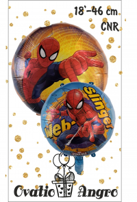 Balon folie rotund Spider-Man -2 18''/46 cm
