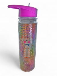 Pahar pentru apa cu paiete 700 ml